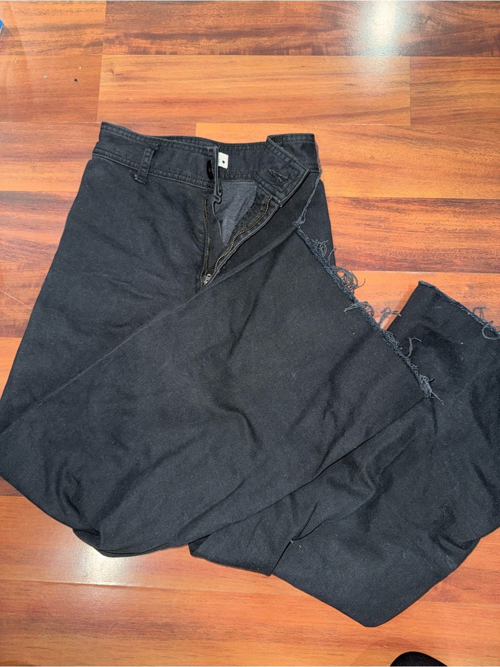 Zara Black High-Waist Trousers